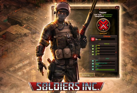 Браузерная онлайн игра Soldiers Inc